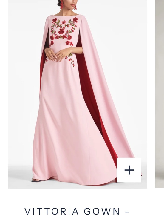 Sachin + Babi Dresses & Skirts - Sachin + Babi Vittoria Gown in Morganite & Ruby